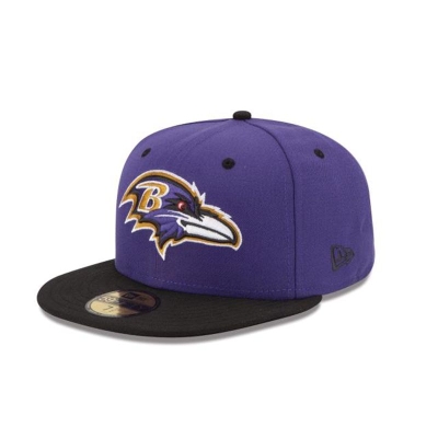 Baltimore Ravens Gorra | New Era NFL 2tone 59fifty Fitted Cap Mexico - Negros